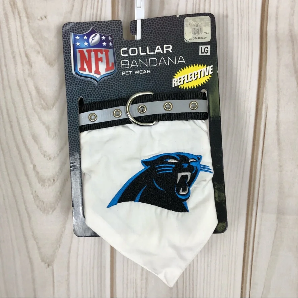 NFL Panthers Pet Collar Bandana
